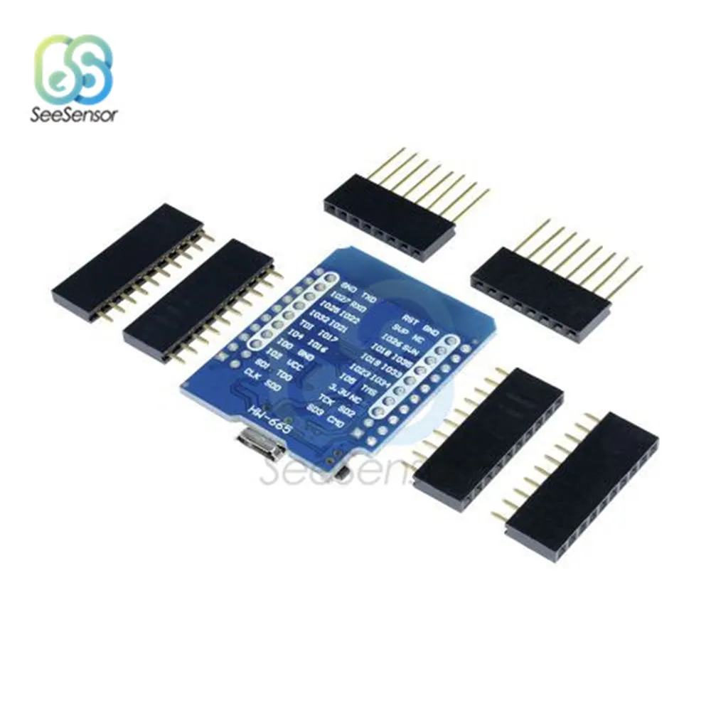TTGO Mini ESP32 WiFi модуль платы CP2104 синий макетная плата Bluetooth D1 Мини ESP8266 модуль с булавками для WeMos