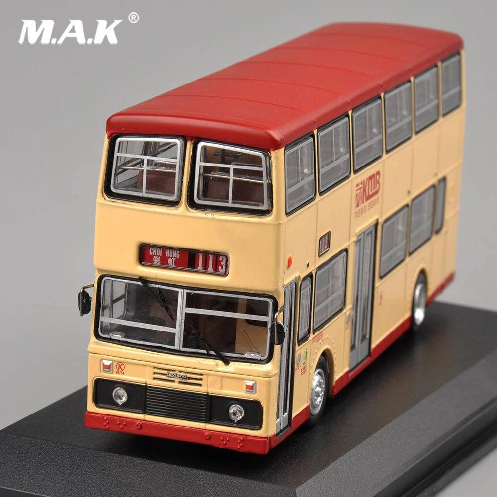 

Kids toys For Collection Tram 1/76 Metal Diecast Hong Kong KMB double - decker bus 113 Road Minicar Car Model