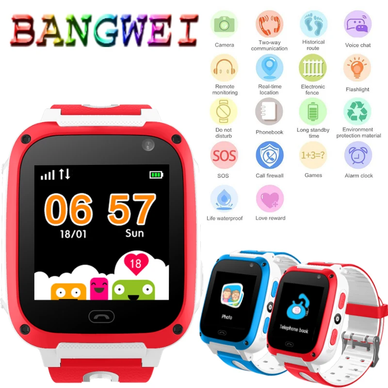 Children Games Smart Watch SOS Emergency Call Phone