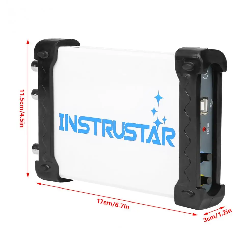 INSTRUSTAR ISDS205B USB Виртуальный осциллограф 20 м генератор сигналов анализатор спектра регистратор данных мультиметр комплект