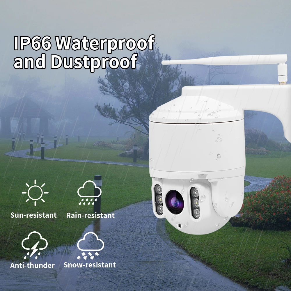 1080P наружная Wi-Fi ptz-камера 2,0 MP ip-камера безопасности 355 горизонтальная ИК ночного видения 1920*1080 купольная камера двухстороннее аудио