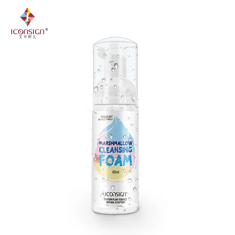 

ICONSIGN 10 bottles/lot Wholesale 60ml Cleanser Showing a Foam use to face cleasing No stimulate Eyelash Makeup tools