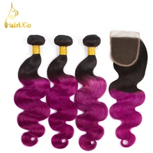 HairUGo font b Hair b font Pre colored Omber Body Wave font b Hair b font