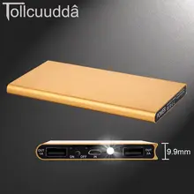 Портативный Телефон Poverbank Тонкий Power Bank 18650 Для Xiaomi Внешний Аккумулятор Зарядное Устройство Dual Usb Pover Банк Bateria Powerbank