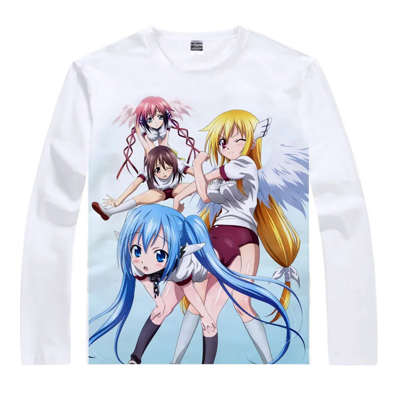 Coolprint аниме рубашка Sora no футболки Otoshimono мульти-стиль с длинными рукавами небеса Lost свойства Ikaros Косплей Motivs рубашки