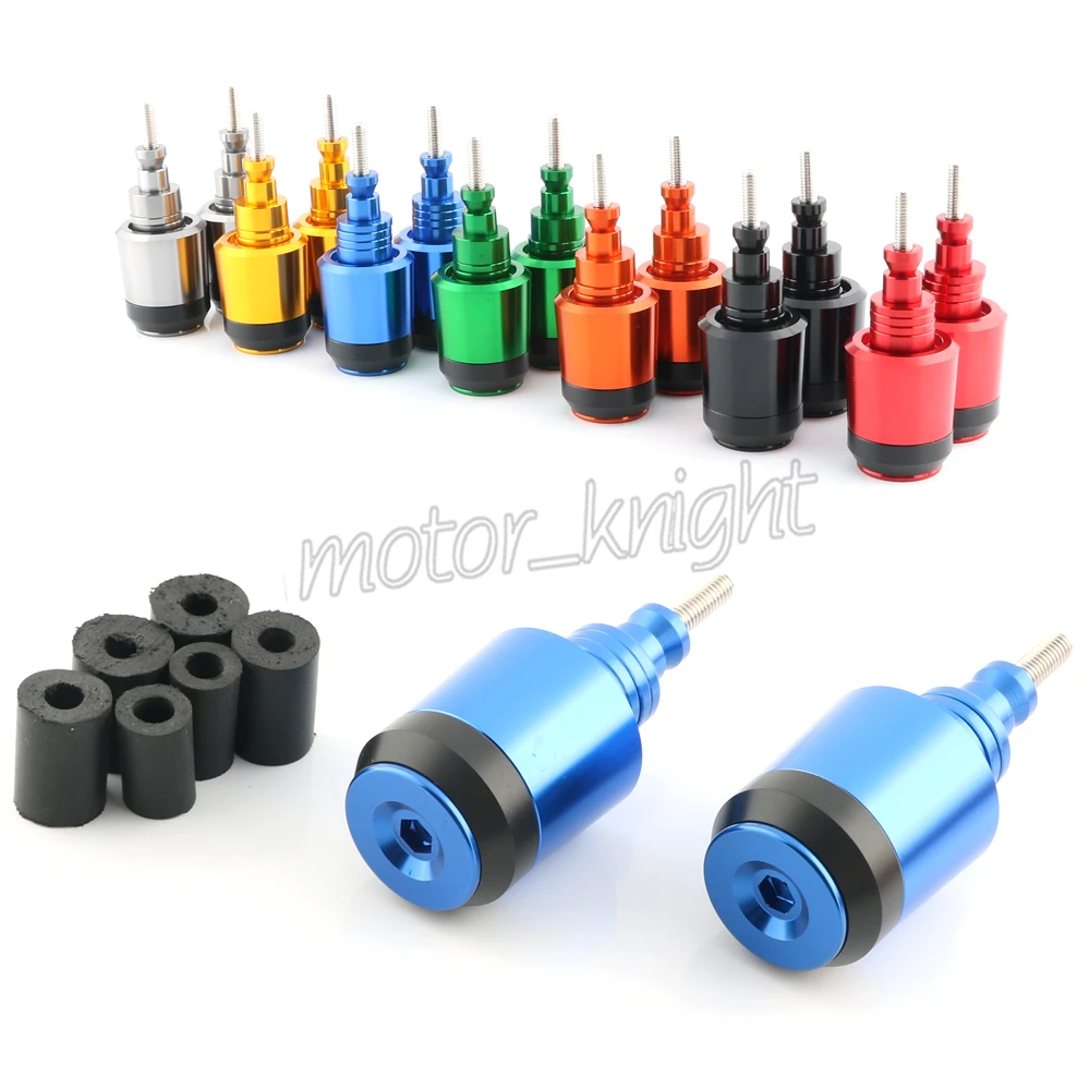 Алюминий мотоцикл манипулятор заканчивается мотоциклов ручки заканчивается для kawasaki Z250 Z300 Z650 Z750 Z800 Z900 Z1000 SX SL RS ABS