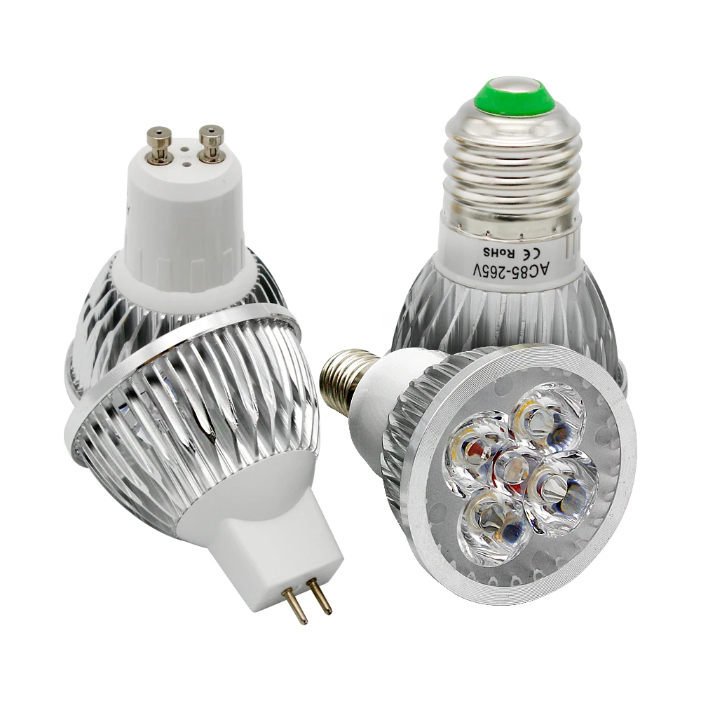 30X Mini LED Spotlight 3W GU10 MR16 GU5.3 Bulb Lights AC DC 12V 110V 220V Lamps 