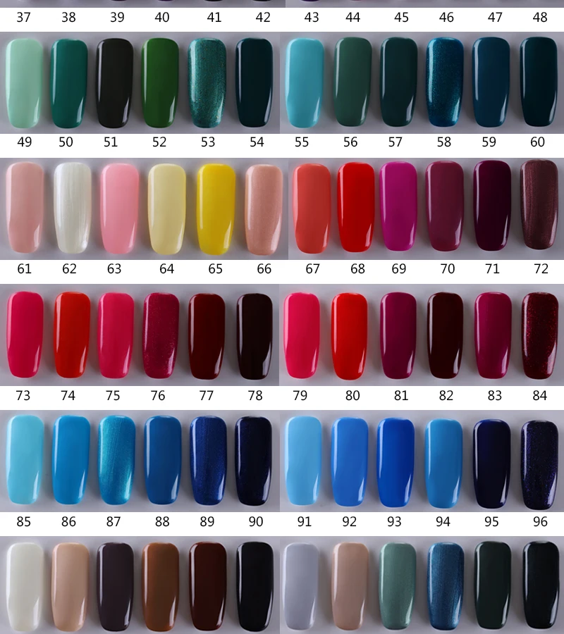 Led UV Nail Gel Polish with Regular Polsih (4)
