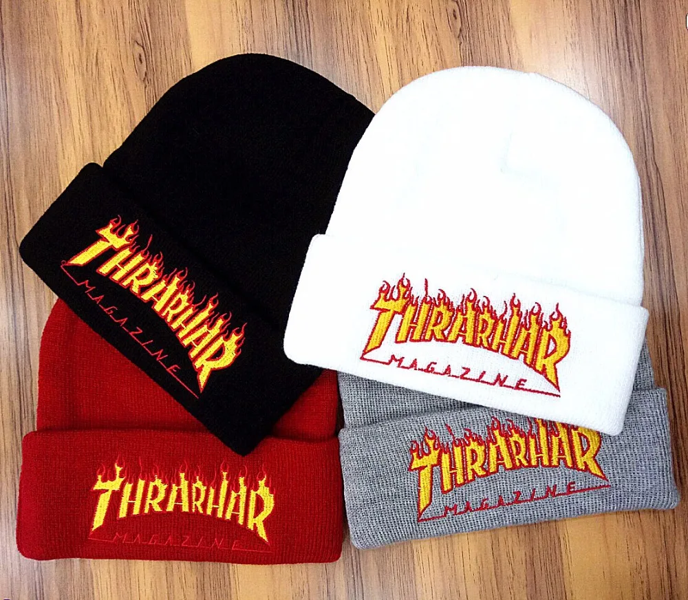 2017 New Fashion Knitting String Thrasher Beanie Hat