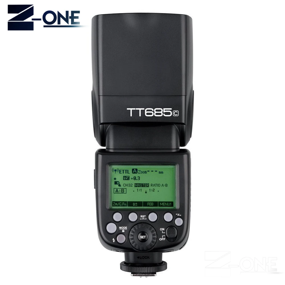 Godox DSLR Flash TT685C ttl камера вспышка 2,4 ГГц Высокая скорость 1/8000s GN60+ Xpro-C ttl беспроводной передатчик для Canon+ Бесплатный подарок