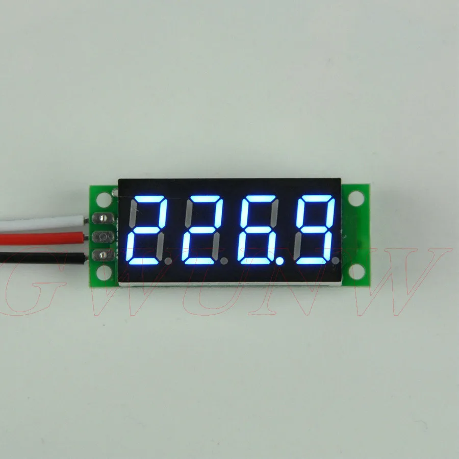 GWUNW BY436V DC 0 500 V(500V) 36 inch 4 битный микро тестер напряжения измеритель цифровой