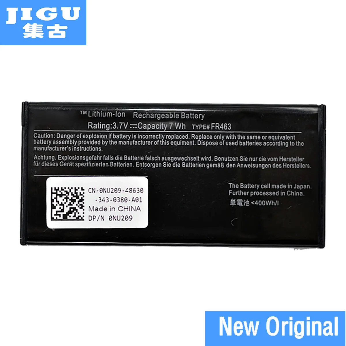 Оригинальный аккумулятор JIGU 0NU209 312 0448 FR463 UF302 для ноутбука Dell Perc 5i 6i Poweredge 1950 2900 2950