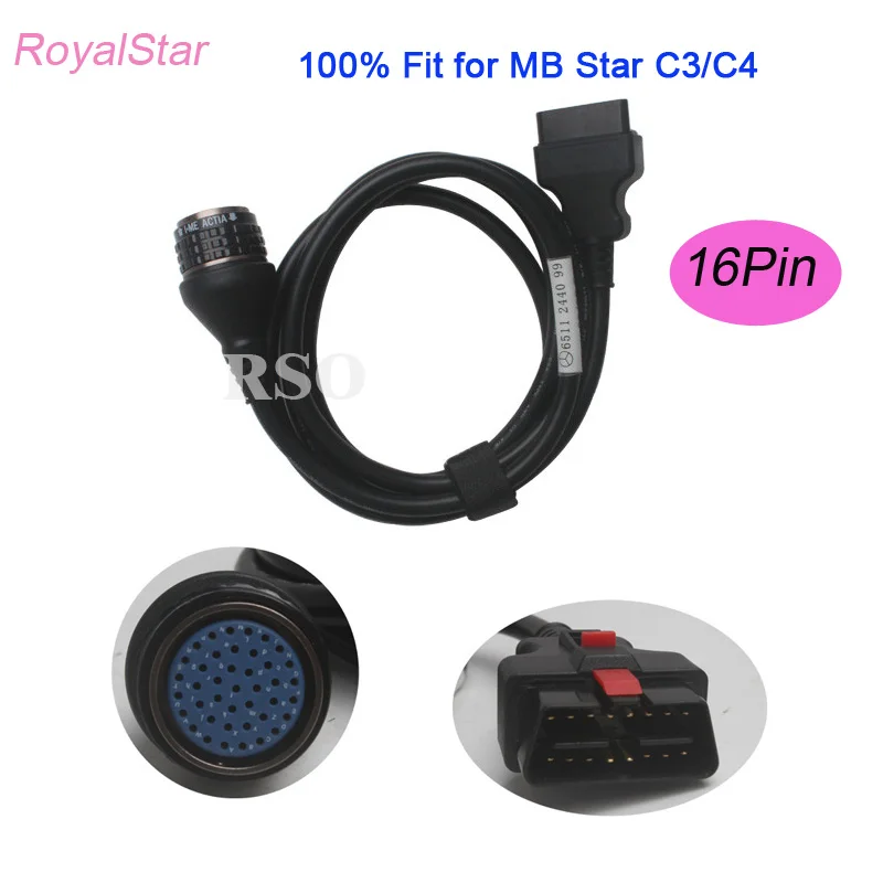 Цена за SD Connect C4 Звезда C4 MB OBD2 16PIN Кабель OBD II 16 Pin sd подключить миан тест Кабель для star диагностический инструмент 16pin obd кабель Цена за SD Connect C4 Звезда C4 MB OBD2 16PIN Кабель OBD II 16 Pin sd подключить миан тест Кабель для star диагностический инструмент 16pin obd кабель