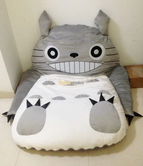 Fancytrader 190cm X 130cm Super Cute Huge Giant Totoro Bed Tatami Carpet Sofa Free Shipping FT90191 (14)