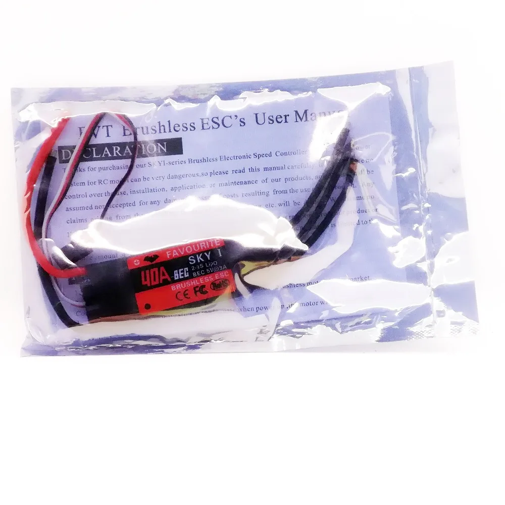 Высокое качество 2 ~ 3S LiPo Батарея бесщеточным Мотором ESC 20A 40A с выходом 5V/2A линейный