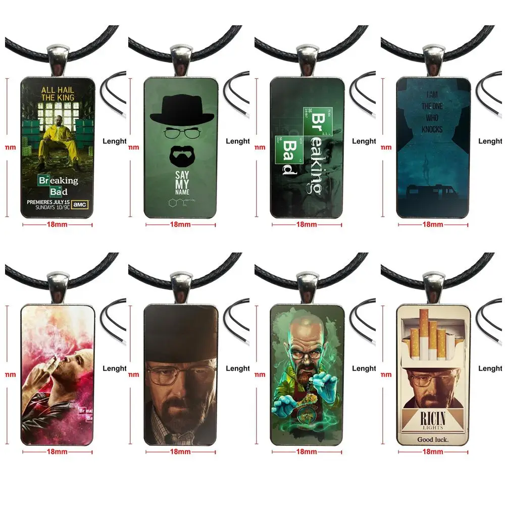 Breaking Bad Walter White Jesse Pinkman для унисекс подарочное ожерелье модная Длинная цепочка с