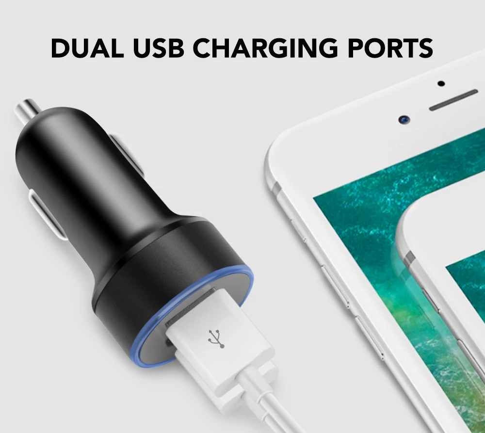 Мини USB Автомобильное зарядное устройство адаптер 3.1A для Nissan Qashqai J11 J10 Opel Astra J H Kia Ceed Sorento Skoda Octavia A5 A7 2 аксессуары