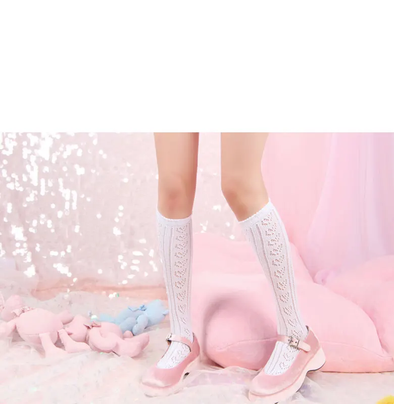 Хлопковые носки для девочек; милые носки в стиле Лолиты; студенческий особенный носок до голени