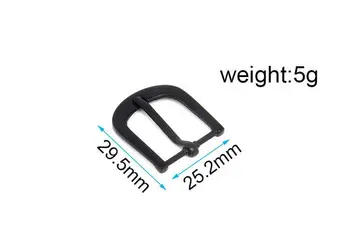 

25x29mm Black buckle for bags, belts, garment, hardware accessory, pin Buckle Belt leather tape,woven belt metal buckle