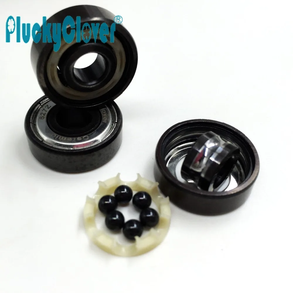 1pc 627 Ceramic beads Hybrid Bearing 627 ABEC 11 Si3N4 Art Skating
