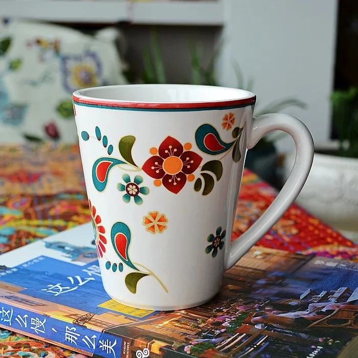 Easyzreal/ Central Asia Exotic Ceramic Tableware M...