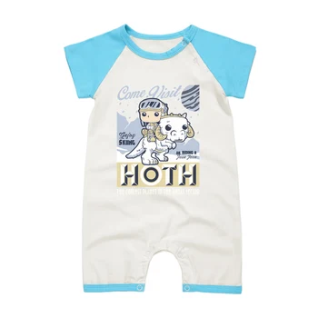 

2017 Summer Cartoon Baby Rompers Boys Gilrs Jumpsuits Babies Short Sleeve 100% Cotton Clothes Newborn Infant Clothing