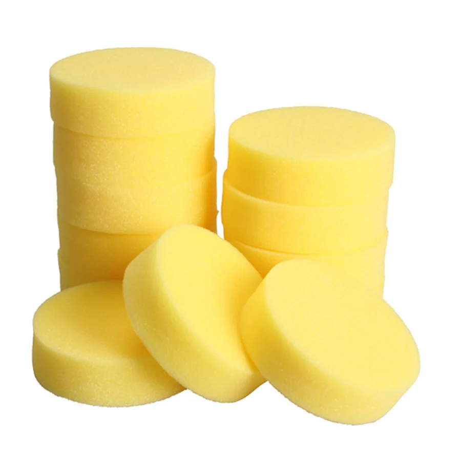 

12Pcs Waxing Polish Wax Foam Sponge Applicator Pads For Clean Car Vehicle Glass Accessories for Clean Car Glass Cleaning Sponges
