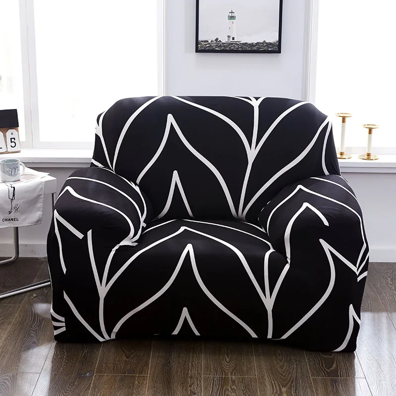 Geometric Single Sofa Cover Modern Couch Protectotor Elastic Stretch Armchair Slipcovers removable&ampWashable | Дом и сад