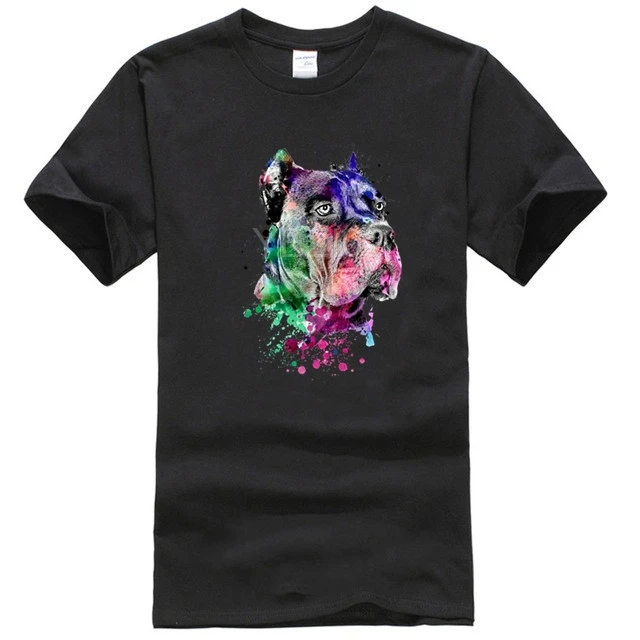 

Cane Corso unisex t shirt - image of the brave Roman dog printed on cotton tee for her or for him