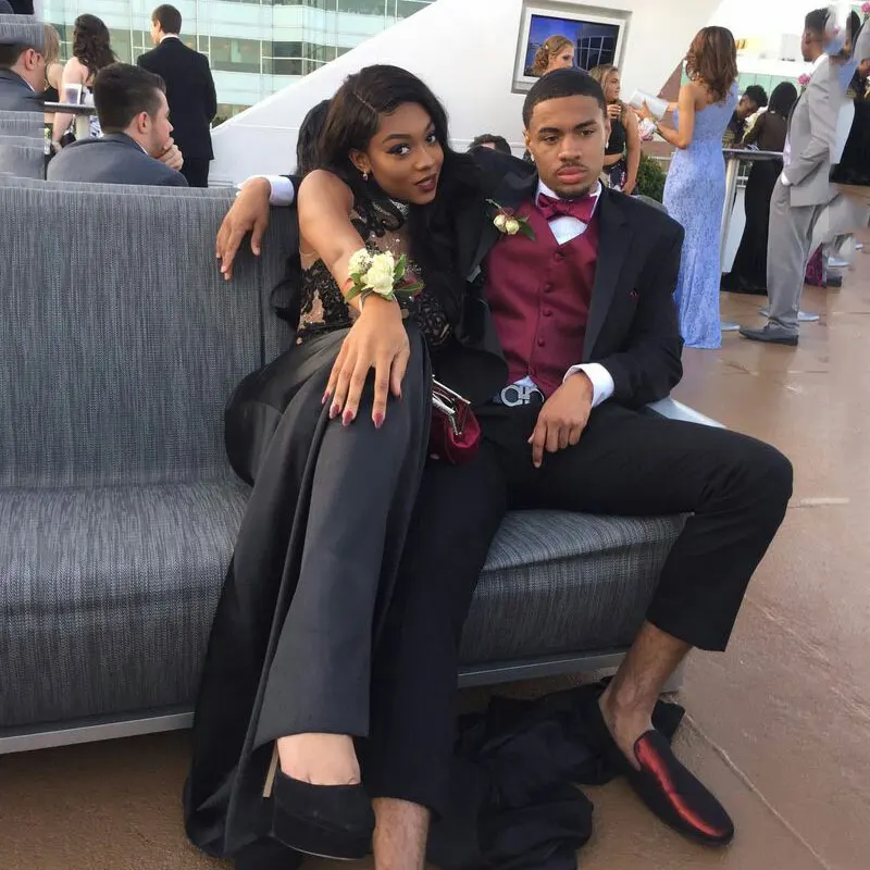 black prom outfits men