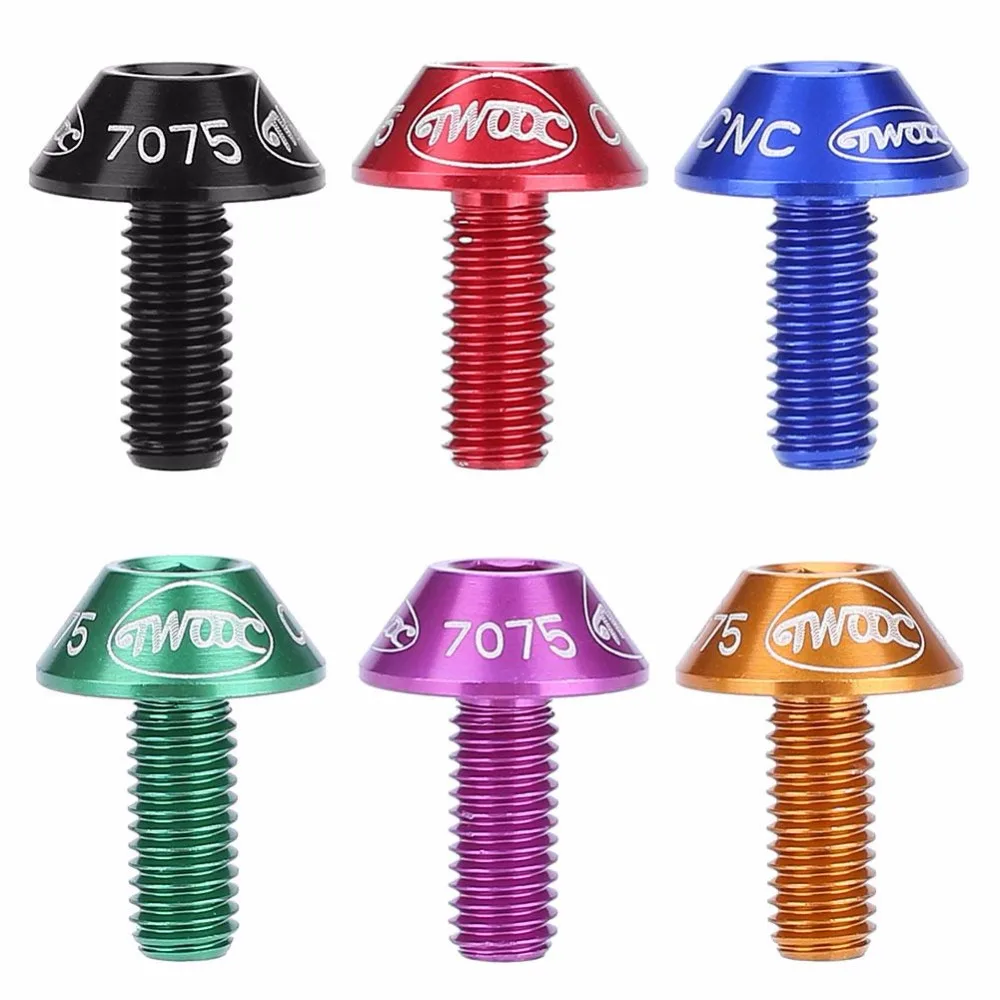 4X Bike Bicycle Cycle Water Bottle Cage Bolt 12mm Holder Screw Hex-headed S G2D4