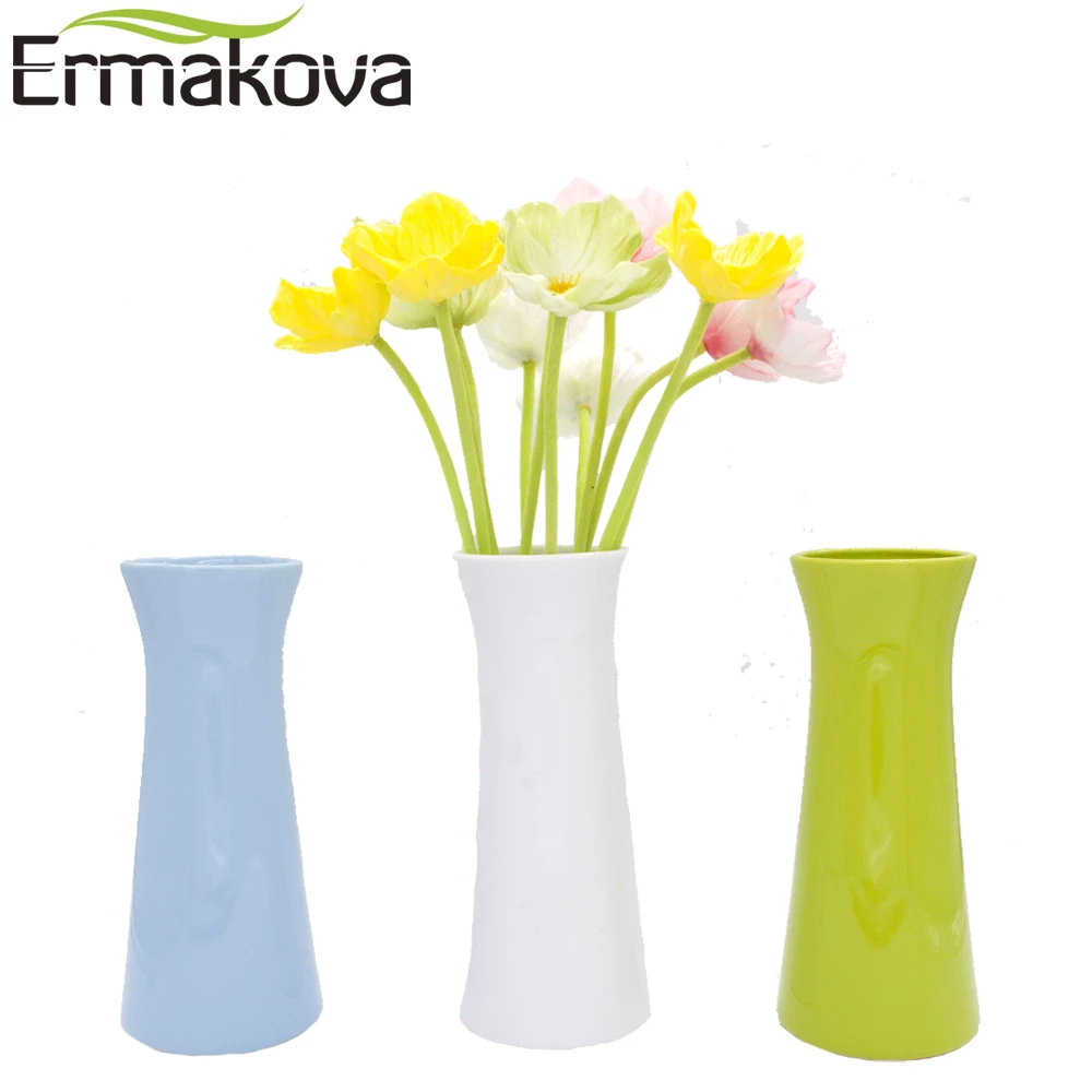 ERMAKOVA Modern Multistyle Ceramic Vase Restaurant Bar Cafe Porcelain