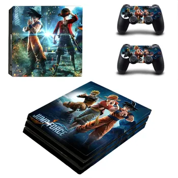 

Jump Force PS4 Pro Skin Sticker Decal for Sony PlayStation 4 Console and 2 Controller PS4 Pro Skin Sticker Vinyl