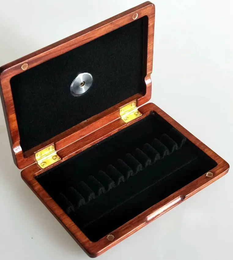 Excellence Wooden Oboe Reed Case Hold 12 Pcs Reeds