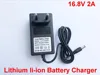 1PCS 100-240V 12.6V 2A 16.8V 2A 2000mA High quality polymer lithium battery charger  power adapter charger dual EU/ US plug ► Photo 3/5