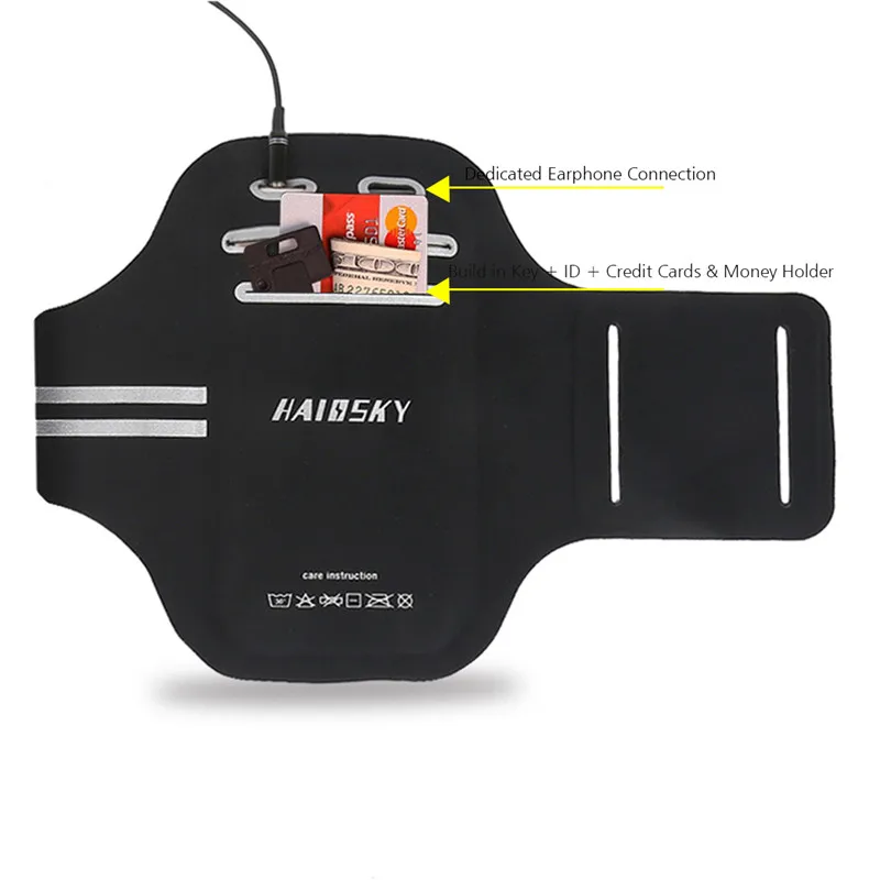 Haissky العالمي للماء رياضة الجري الرياضة قابل للتعديل سوارلهاتف آيفون 7 8 6 6 ثانية سامسونج S7 S6 S5 حامل الذراع حقيبة حالات Haissky العالمي للماء رياضة الجري الرياضة قابل للتعديل سوارلهاتف آيفون 7 8 6 6 ثانية سامسونج S7 S6 S5 حامل الذراع حقيبة حالات