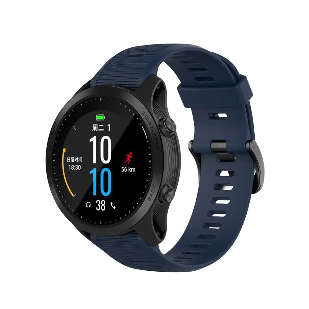Силиконовый сменный ремешок для наручных часов Garmin Forerunner 945 935 Fenix 5 Plus аксессуары