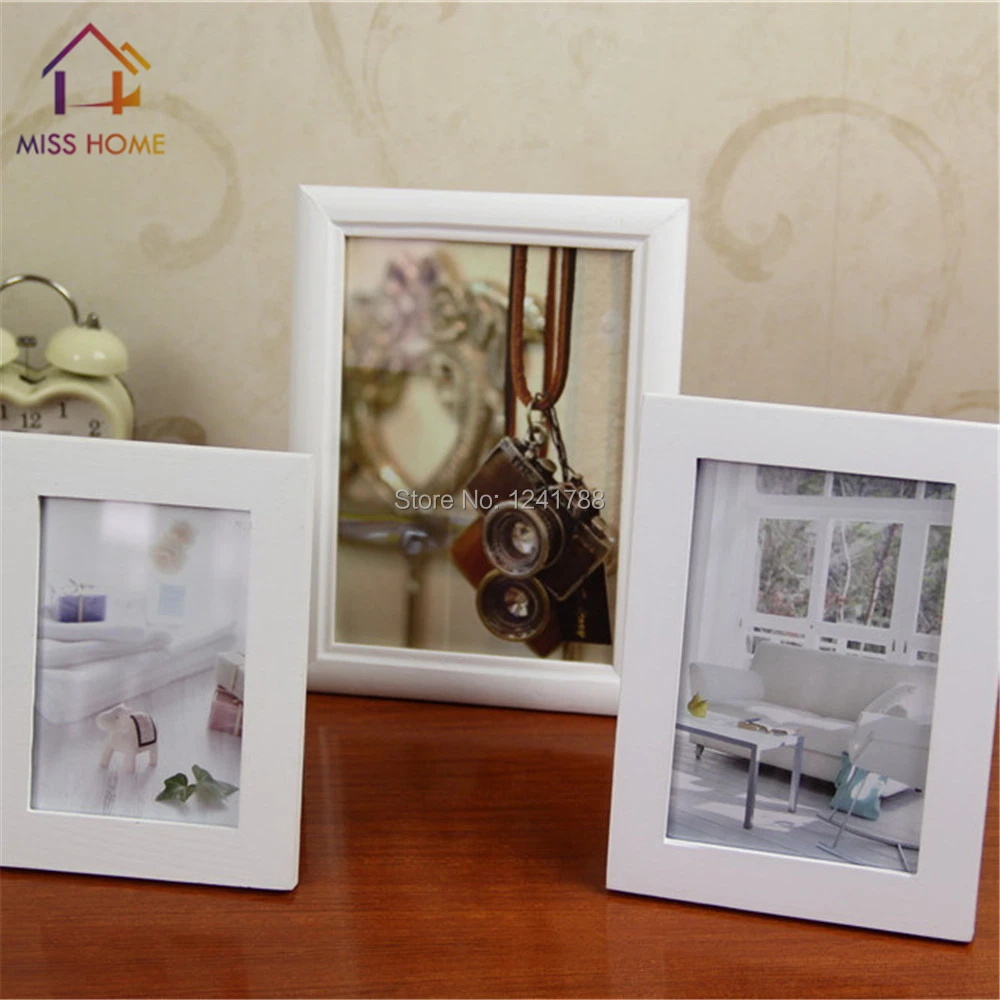 3 Pcs Set Bingkai Foto Kayu Bingkai Foto Diy Warna Putih Mh 1062 Wooden Photo Frame Diy Picture Framespicture Frame Aliexpress