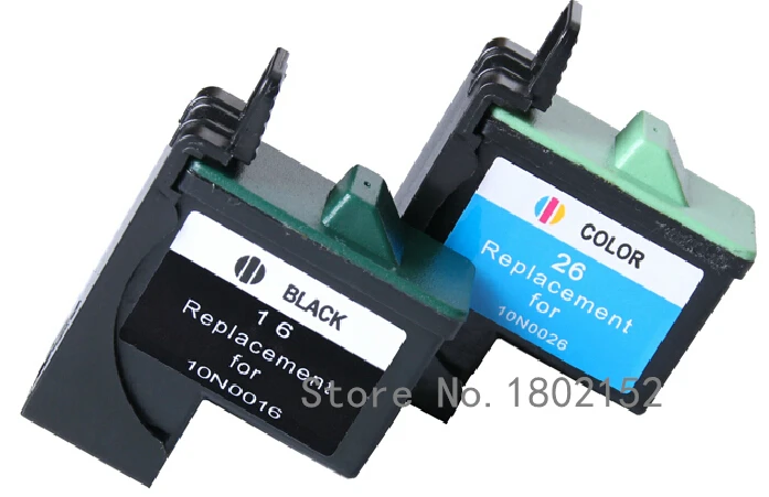 1 комплект+ 1BK картридж для принтера Lexmark, 16, 26 дюймов, 16, 26 дюймов, для X1100 X1150 X2250 X75 X1195 X1290 I3 Z13 Z23 Z25 Z35 Z515 Z517 Z615
