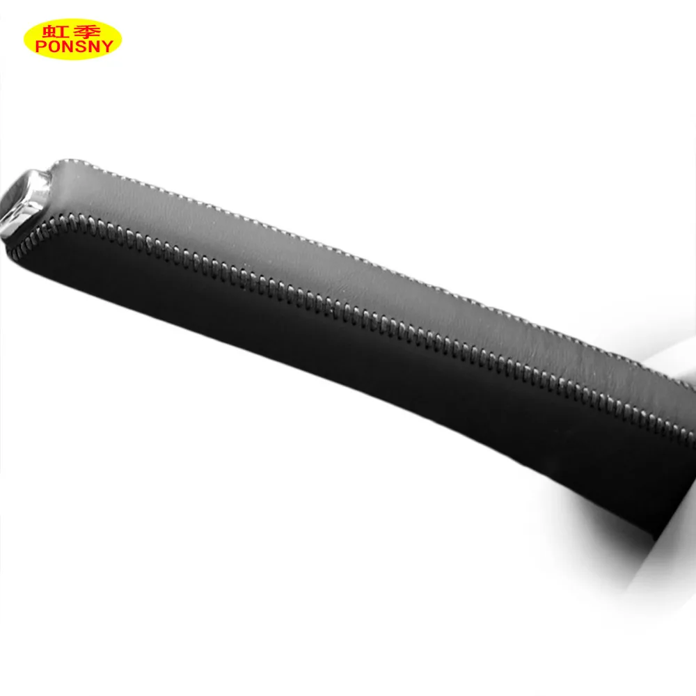 Чехол накладка из натуральной кожи для PEUGEOT 307 2004 2010 сшитый вручную|steering cover