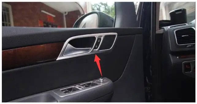 2012- для Volkswagen Sharan ручной рамки двери автомобиля ручной яркая полоса установка специального назначения