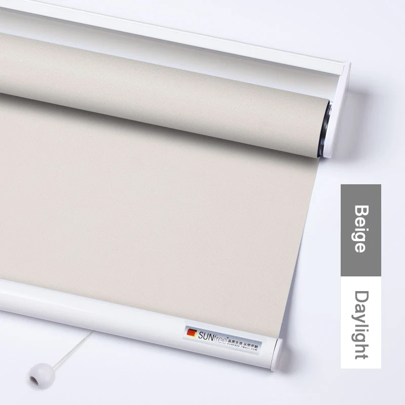 Daylight beige SUNFREE Пружинные рулонные шторы система экономии труда Автоматическая рольставни для офиса/Kitch/спальни сделано для измерения - Цвет: Daylight beige