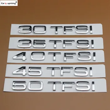 

New Car styling high quality ABS Car Emblem Rear Number Letter Sticker for Audi 30TFSI 35TFSI 40TFSI 45TFSI 50TFSI Car Sticker