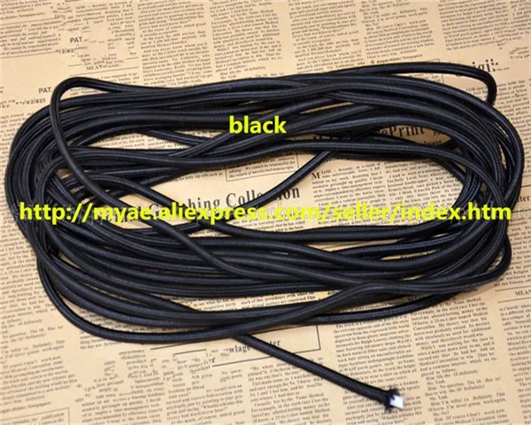 10 ma lot of 2 nuclear power cable cable power cord knitting textile fabric silk braided wire cable cloth vintage cable (33)