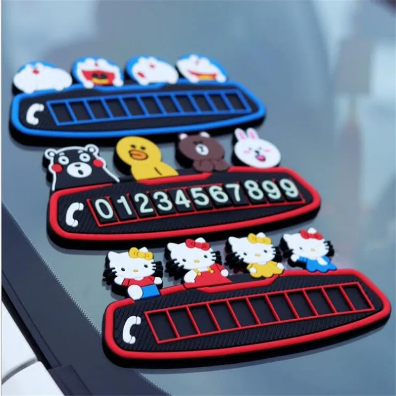 

Creative Temporary Car Parking Card Telephone Number Notification Car Styling Parking Card