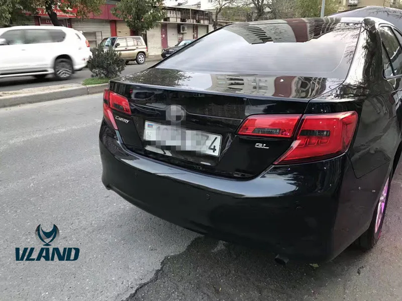 VLAND завод для задняя фара автомобиля для Camry светодиодный фонарь 2012- Ближний Восток Camry поворотники, аксессуары лампа DRL+ Реверс+ сигнал