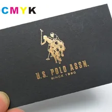 На заказ 500 шт золото/серебро фольги бизнес s карты золото/серебро штамповки цвет Бронзированная печать