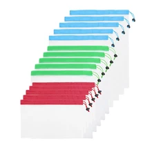 100 шт/партия сумка для покупок Карманный складной экологически чистая веревка Овощной прибор для хранения фруктов мешок многоразовый тотализатор сумка для хранения сумки