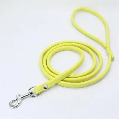 Pet leash rope round rope small dog leash dog leash Pet Products Dog Leash For Small Large Dogs Leashes Reflective Dog Lea - Color: yellow