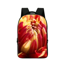 2016 3D flower рюкзаки для студентов ноутбук случаях 14, девушки bookbags, mochila, женская компьютер обратно пакет, лучший bookbags